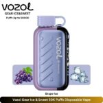 Vozol Gear Ice & Sweet 50K Puffs Grape Ice Disposable Vape