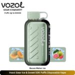 Vozol Gear Ice & Sweet 50K Puffs Guava Melon Ice Vape