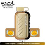 Vozol Gear Ice & Sweet 50K Puffs Mango Ice Vape
