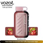 Vozol Gear Ice & Sweet 50K Puffs Strawberry Kiwi Vape