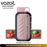 Vozol Gear Ice & Sweet 50K Puffs Strawberry Watermelon Vape