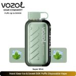 Vozol Gear Ice & Sweet 50K Puffs Super Mint Vape
