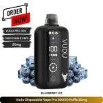 Vudu Disposable Vape Pro 30000 Puffs Blueerry Ice