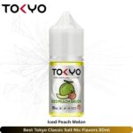 Best Tokyo Classic Salt Nic Iced Peach Melon Flavors 30ml