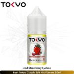 Best Tokyo Classic Salt Nic Iced Strawberry Lychee Flavors 30ml