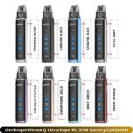 Geekvape Wenax Q Ultra Vape Kit 30W Battery 1300mAh