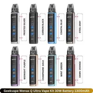 Geekvape Wenax Q Ultra Vape Kit 30W Battery 1300mAh