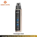 Geekvape Wenax Q Ultra Vape Kit 30W Champagne Gold