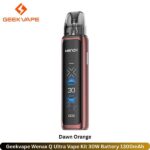 Geekvape Wenax Q Ultra Vape Kit 30W Dawn Orange