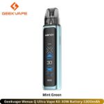 Geekvape Wenax Q Ultra Vape Kit 30W Mint Green