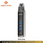 Geekvape Wenax Q Ultra Vape Kit 30W Steel Gray