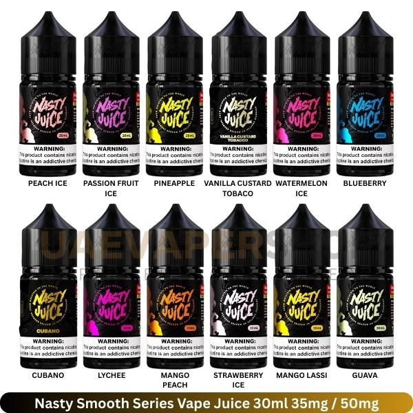 Nasty Smooth Series Vape Juice 30ml 35mg 50mg
