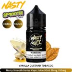 Nasty Smooth Series Vape Juice 30ml Vanilla Custard Tobacco