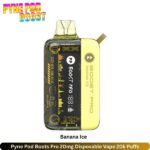 Pyne Pod Boots Pro 20mg Disposable Vape Banana Ice