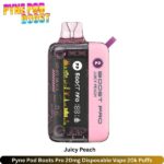 Pyne Pod Boots Pro 20mg Disposable Vape Juicy Peach