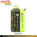 Pyne Pod Boots Pro 20mg Disposable Vape Lemon Lime