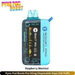 Pyne Pod Boots Pro 20mg Disposable Vape Raspberry Menthol