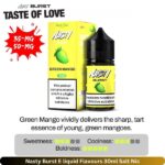 Nasty Burst E liquid Flavours List 30ml Green Mango Salt Nic