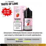 Nasty Burst E liquid Flavours List 30ml Strawberry Milkshake Salt Nic