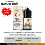 Nasty Burst E liquid Flavours List 30ml Vanilla Tobacco Salt Nic