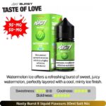Nasty Burst E liquid Flavours List 30ml Watermelon Ice Salt Nic
