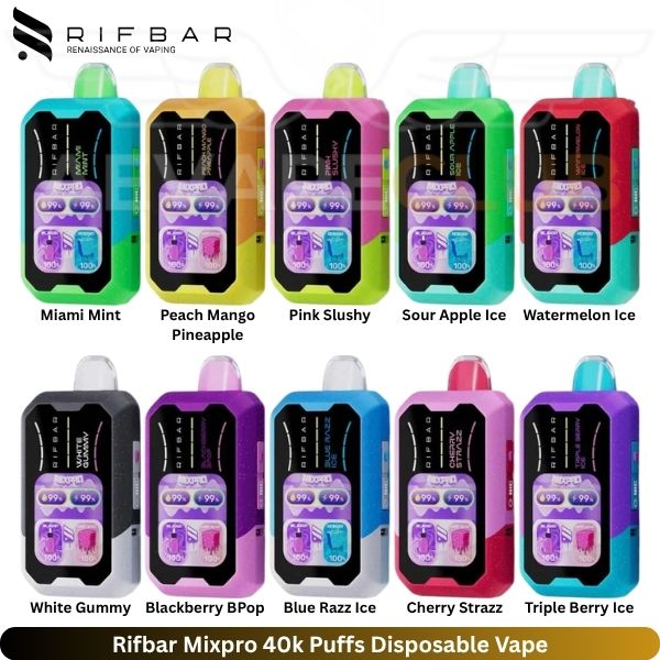 Rifbar Mixpro 40k Puffs Disposable Vape
