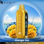 Rifbar Turbo X Slim 12K Puffs Disposable Vape Mango Ice