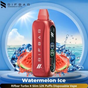 Rifbar Turbo X Slim 12K Puffs Disposable Vape Watermelon Ice