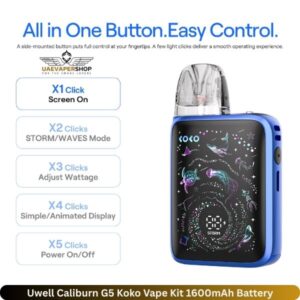 Uwell Caliburn G5 Koko Vape Kit 1600mAh Battery In Dubai