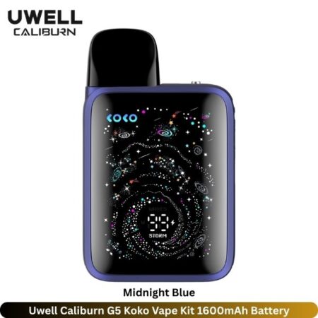 Uwell Caliburn G5 Koko Vape Kit Midnight Blue