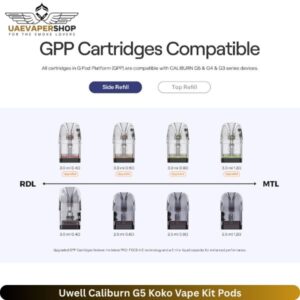Uwell Caliburn G5 Koko Vape Kit Pods