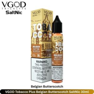 VGOD Tobacco Plus Belgian Butterscotch SaltNic 30ml