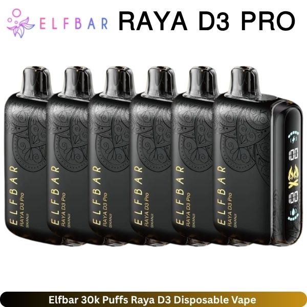 Elfbar 30k Puffs Raya D3 Disposable Vape