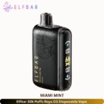 Elfbar 30k Puffs Raya D3 Disposable Vape Miami Mint
