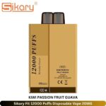 Sikary Fit 12000 Puffs Disposable Vape Kiwi Passion Fruit Guava 20mg