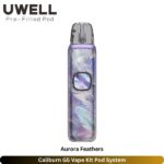 Caliburn G5 Vape Kit Pod System Aurora Feathers