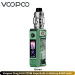 Voopoo Drag 6 Kit 220W Vape Green Color
