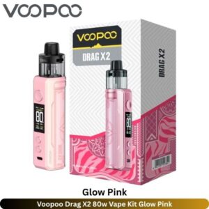 Voopoo Drag X2 80w Vape Kit - Uaevapershop in Dubai Voopoo Drag X2 80w Vape Kit Glow Pink