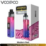 Voopoo Drag X2 80w Vape Kit Modern Red