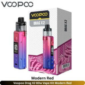 Voopoo Drag X2 80w Vape Kit - Uaevapershop in Dubai Voopoo Drag X2 80w Vape Kit Modern Red