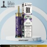 Mazaya Disposable 80k Vape Flavor Grape Mint